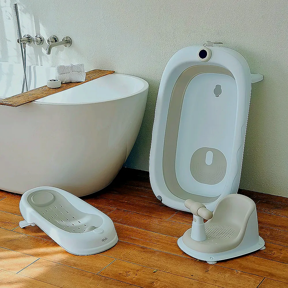 더마더 접이식 아기욕조 신생아욕조 디지털 탕온계 이미지 2