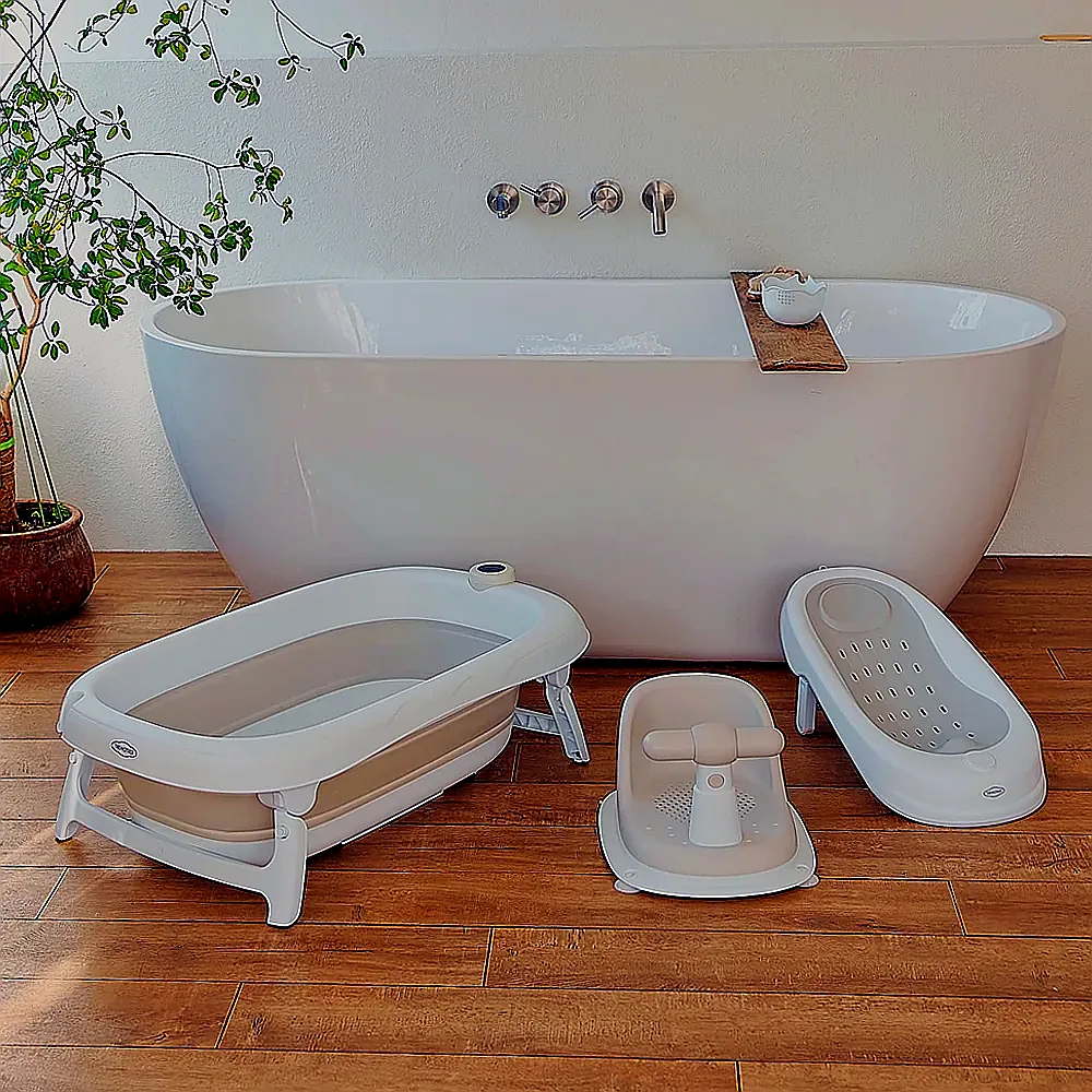 더마더 접이식 아기욕조 신생아욕조 디지털 탕온계 이미지 4