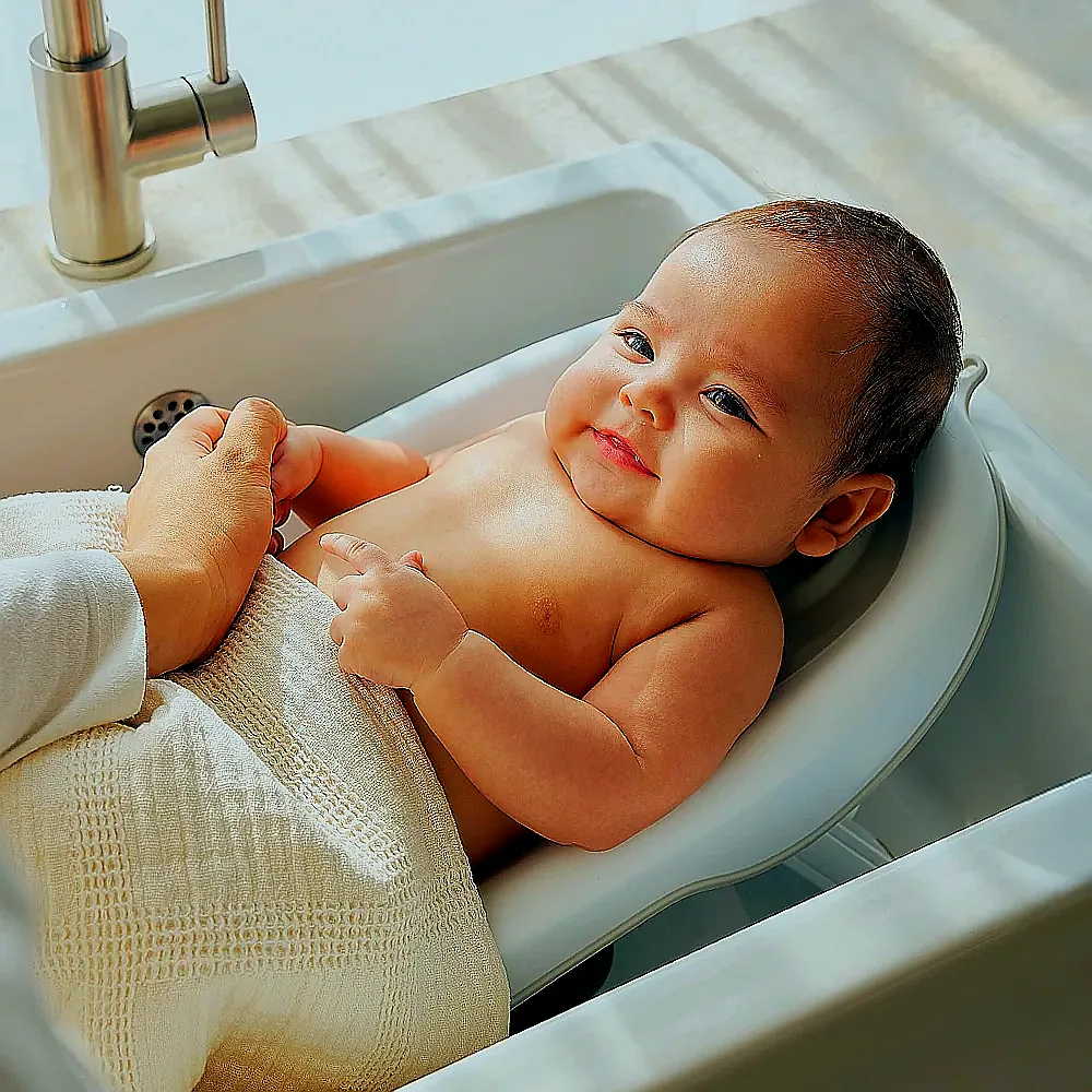 더마더 접이식 아기욕조 신생아욕조 디지털 탕온계 이미지 8