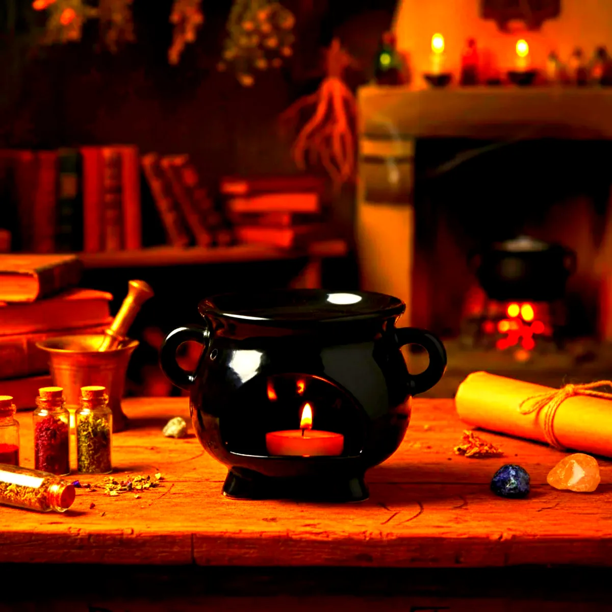 마녀수프 아로마 오일 버너 램프 워머 이미지 1