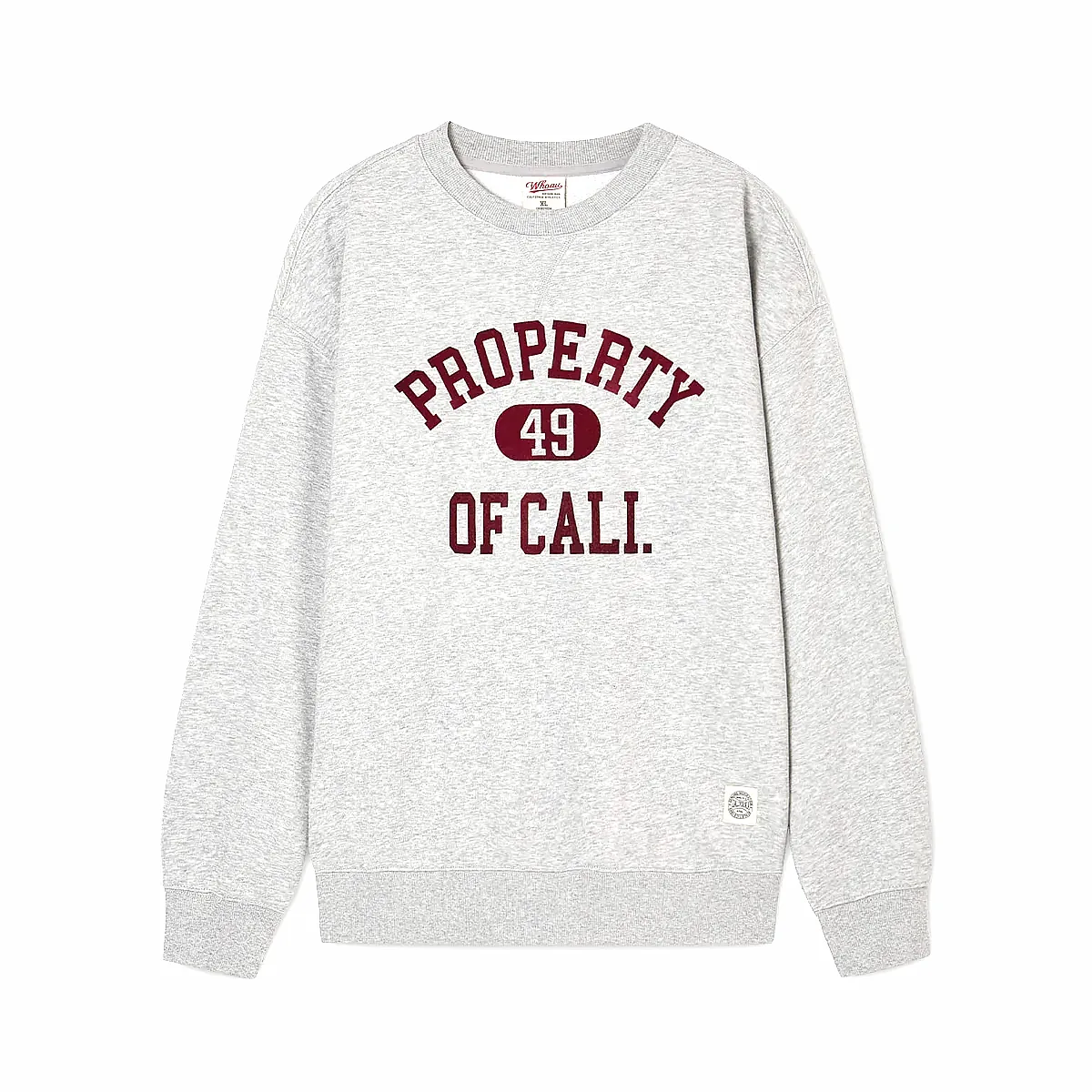 [후아유] 바시티 프린팅 맨투맨(공용) / WHMWG2201U 이미지 8